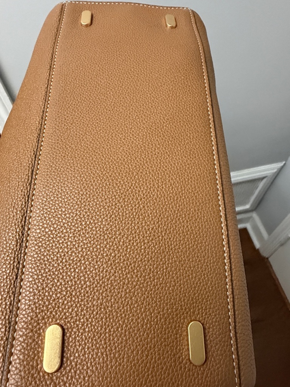 Tory Burch Lee Radziwill Leather and Suede Double bag - Picture 10 of 12